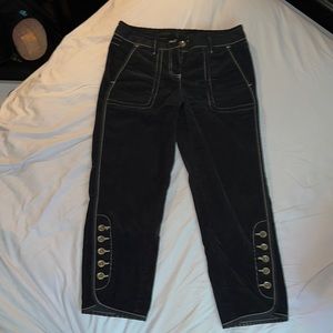 Black Ann Taylor LOFT corduroy pants size 4